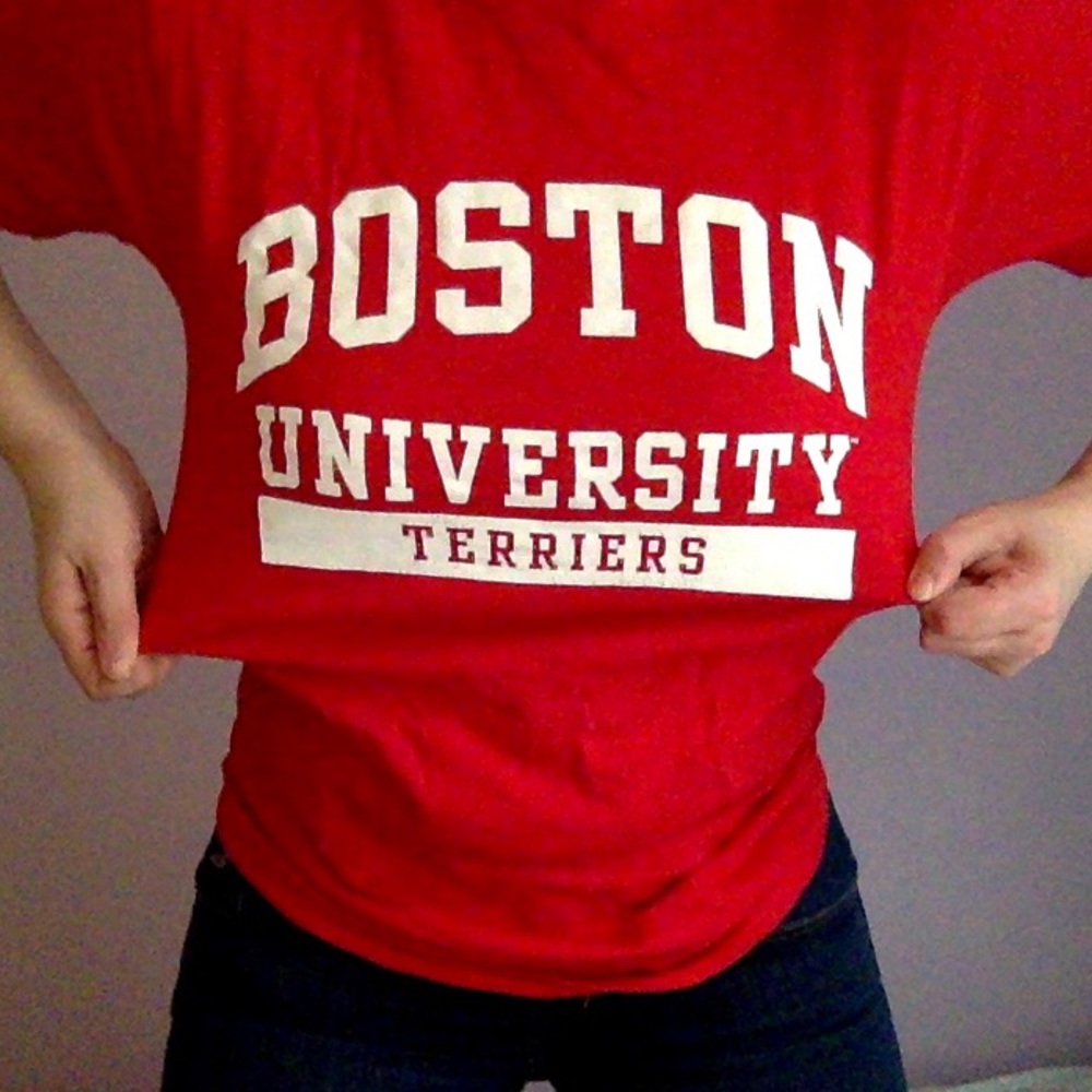 Boston University tee shirt